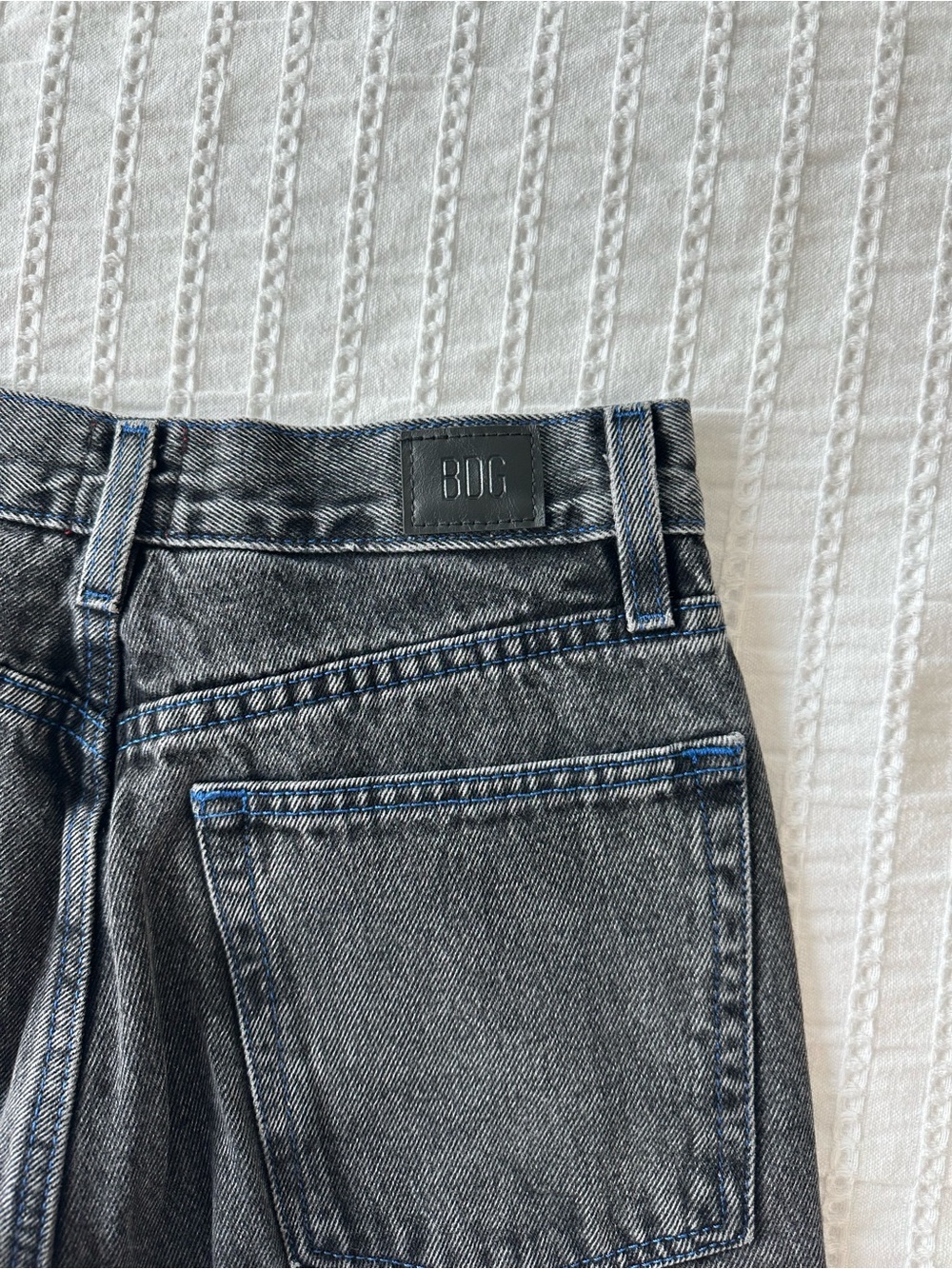 BDG Washed Black High-Rise Baggy Jeans